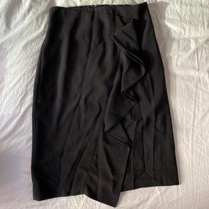 J Crew Black Pencil Skirt